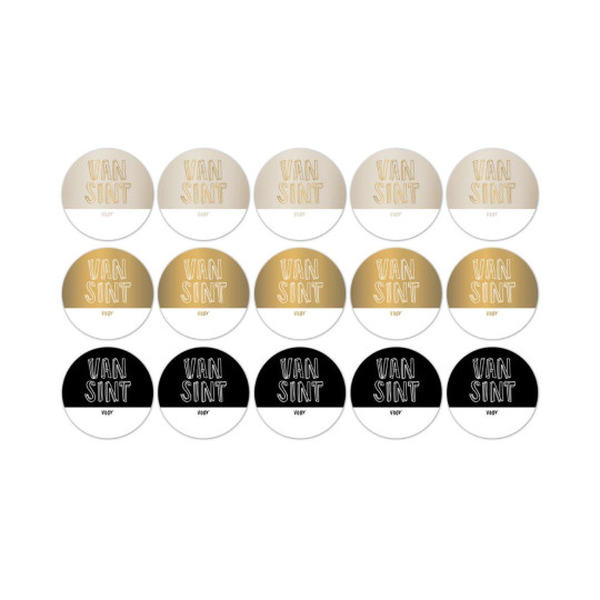 stickermix van sint voor goud