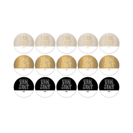 stickermix van sint voor goud