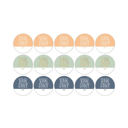 stickermix van sint voor mint