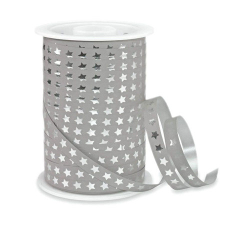 christmas lint sterren zilver taupe