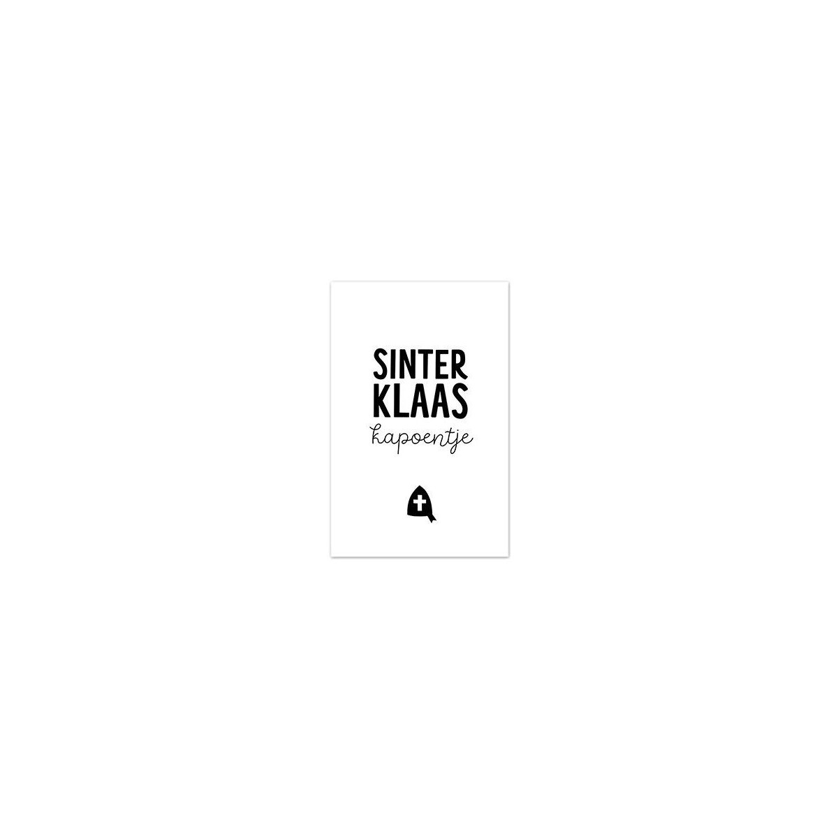 minikaartje sinterklaas kapoentje