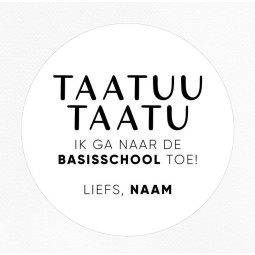 gepersonaliseerde stickervel taatuu