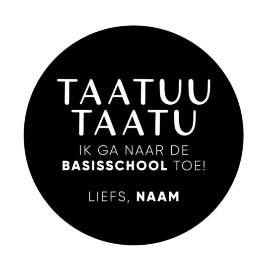 gepersonaliseerde stickervel taatuu