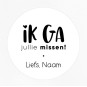 gepersonaliseerde stickervel missen