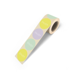 Stickermix enjoy mint/lila/geel 12 stuks
