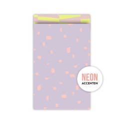 kadozakje dots lila geel neon