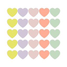 stickermix hartjes frisse