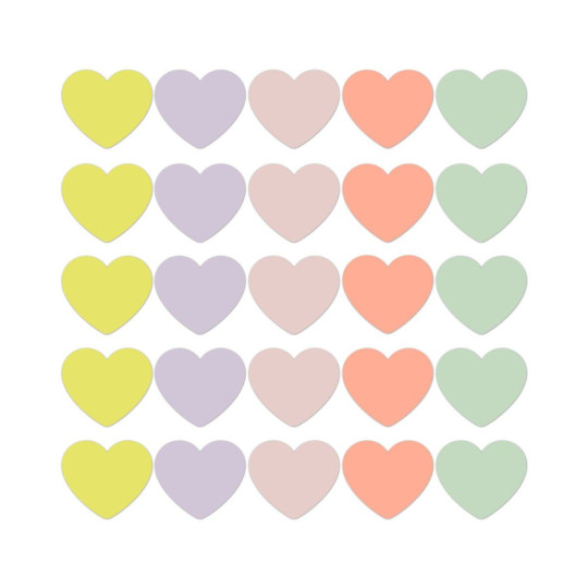 stickermix hartjes frisse