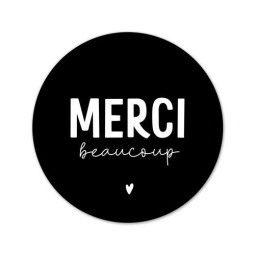 sticker merci beaucoup