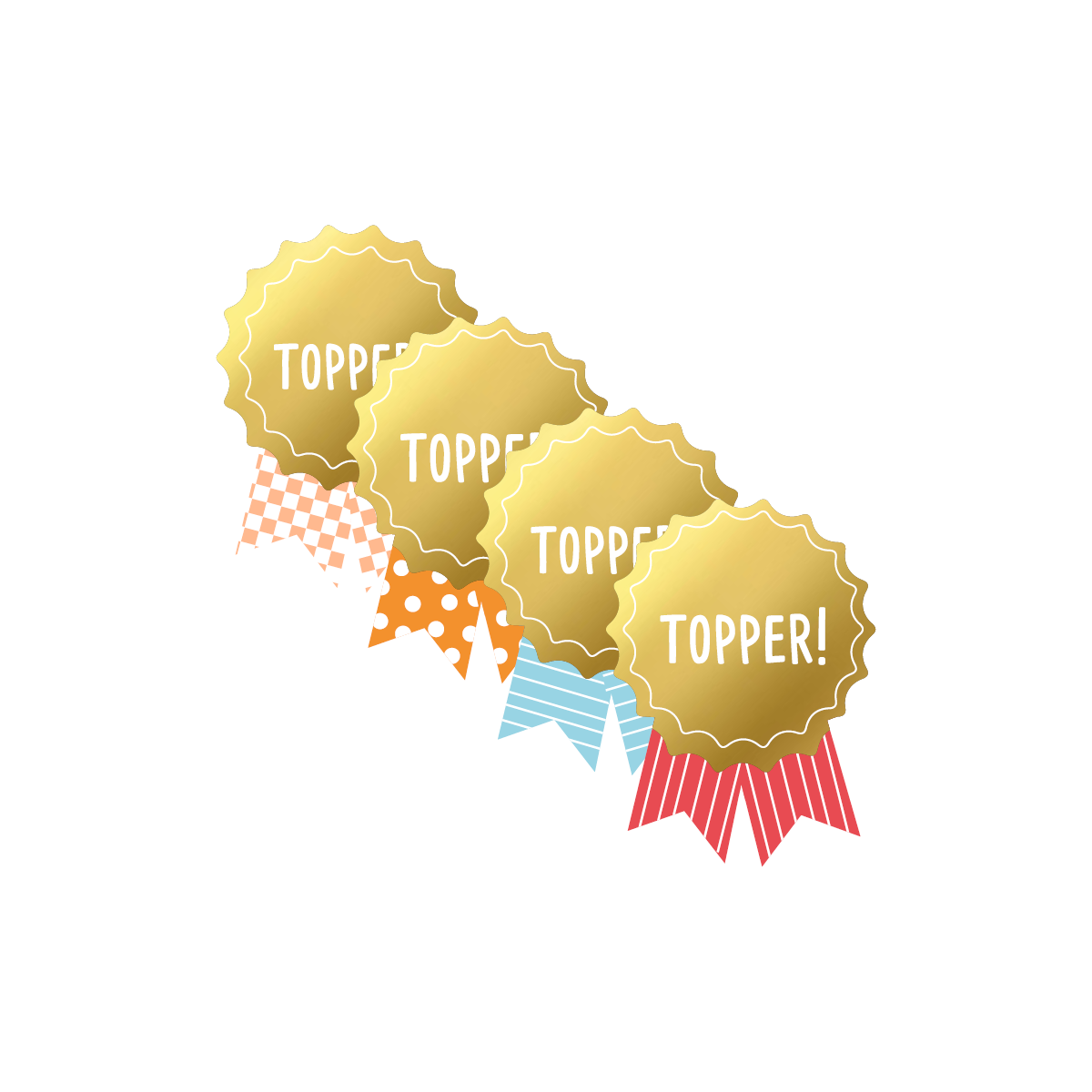 stickermix medaille topper