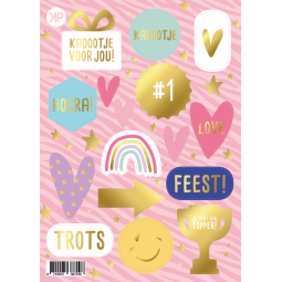 stickervel trots