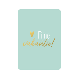 kaart mint fijne vakantie