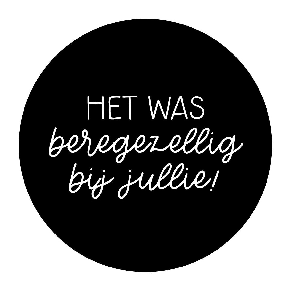 traktatie sticker beregezellig jullie