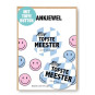 Ansichtkaart button aller tofste meester