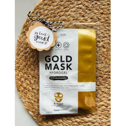 gezichtsmasker goud