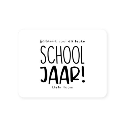 gepersonaliseerde sticker leuke schooljaar