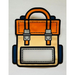 schooltas zakje oranje