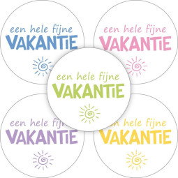 stickermix vakantie wit
