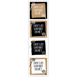 stickermix groetjes sint piet staf