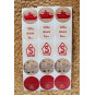 stickermix bordeaux zoet