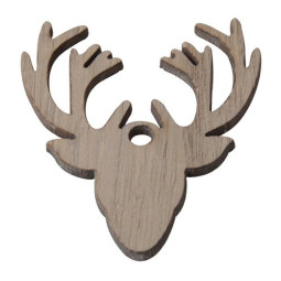 houten rendier naturel
