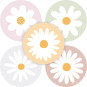 stickermix madeliefjes