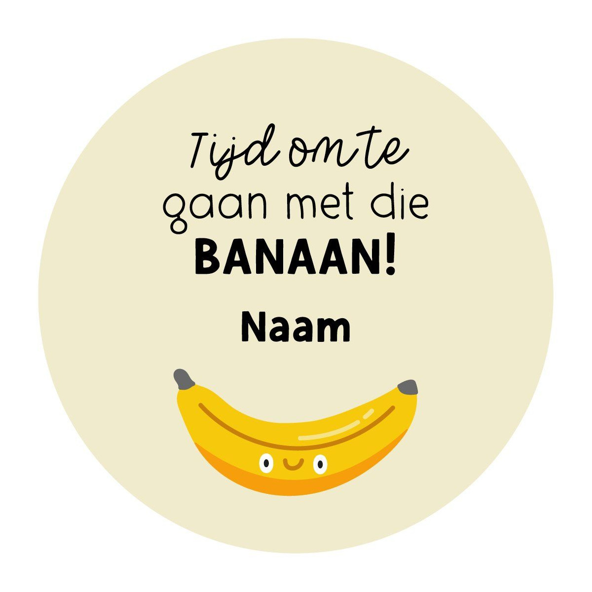 gepersonaliseerd banaan