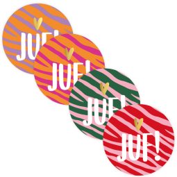 stickers juf jungle