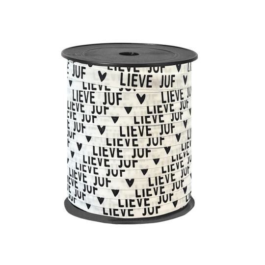 lint lieve juf zwart wit