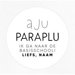 gepersonaliseerd aju paraplu basisschool