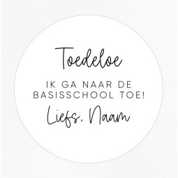 gepersonaliseerd toedeloe basisschool