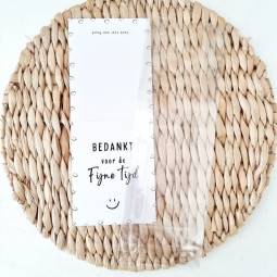 feestzakje bedankt fijne tijd