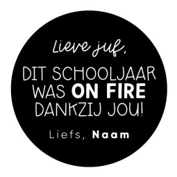 gepersonaliseerd on fire schooljaar