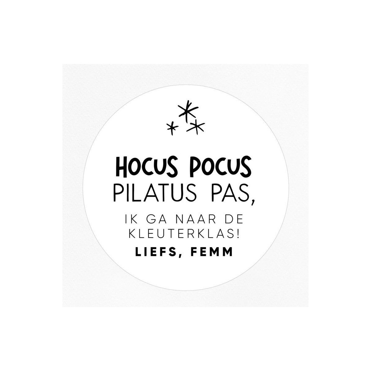 gepersonaliseerd hocus pocus