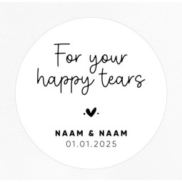 gepersonaliseerd happy tears