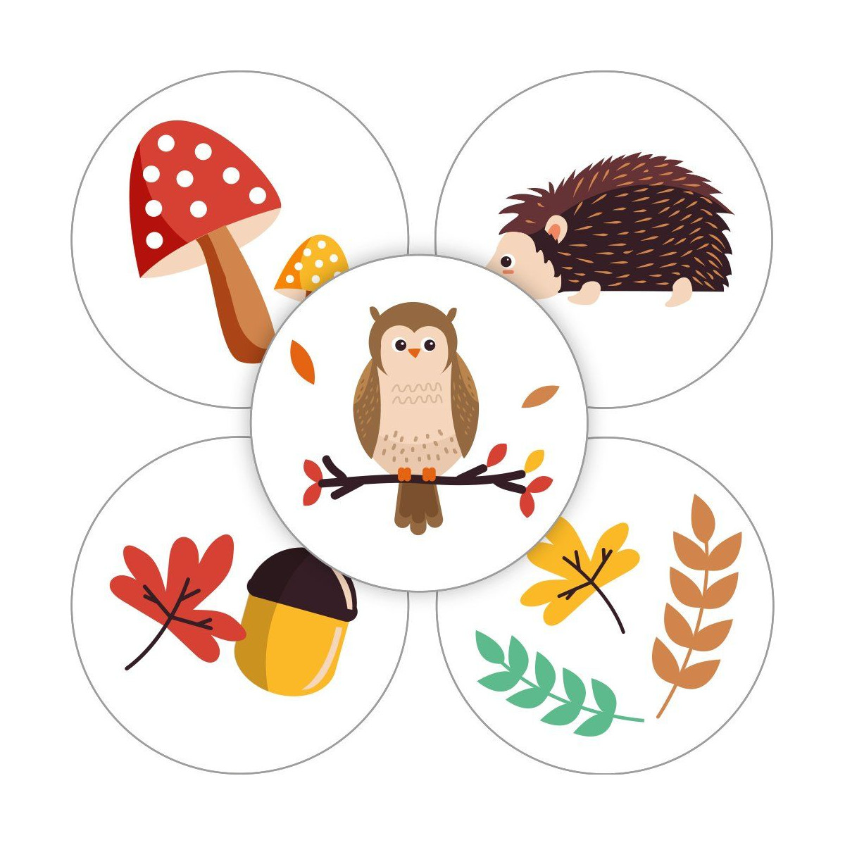 stickermix herfst uil