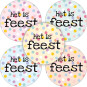 stickermix confetti het is feest