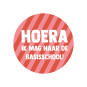sticker streep basisschool roze