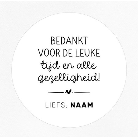 gepersonaliseerd leuke tijd gezelligheid