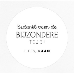 gepersonaliseerd bijzondere tijd