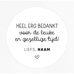 gepersonaliseerd leuke gezellige tijd