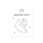 stickers unicorn poep verticaal