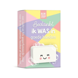 zeep bedankt goede handen