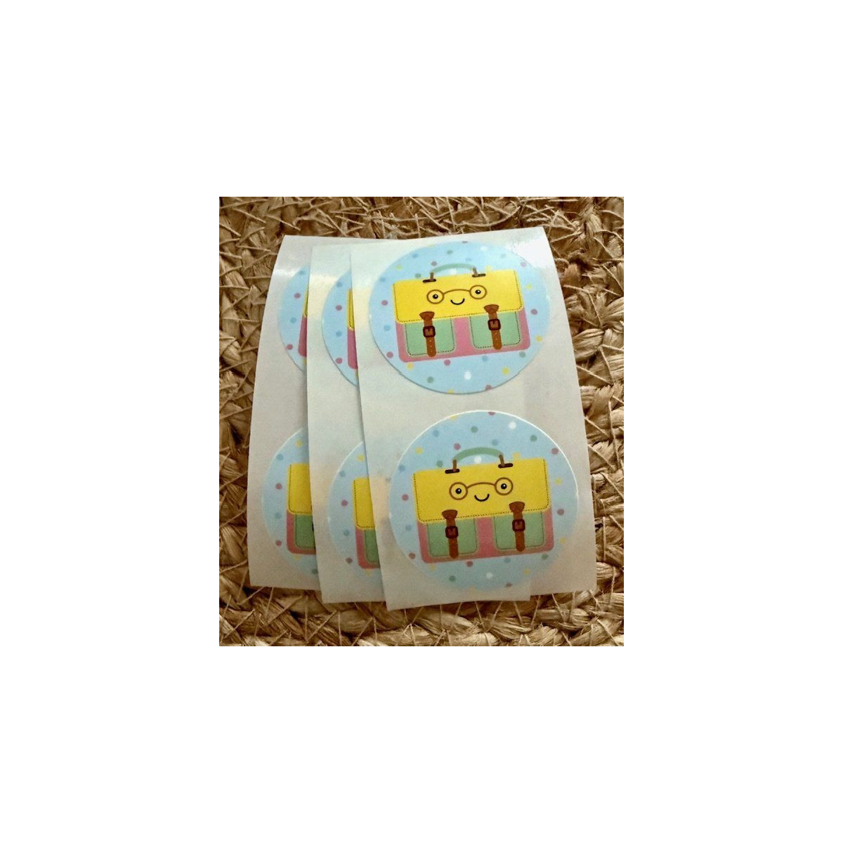 stickers aktetas multicolor