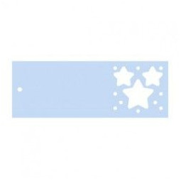 label ster blauw