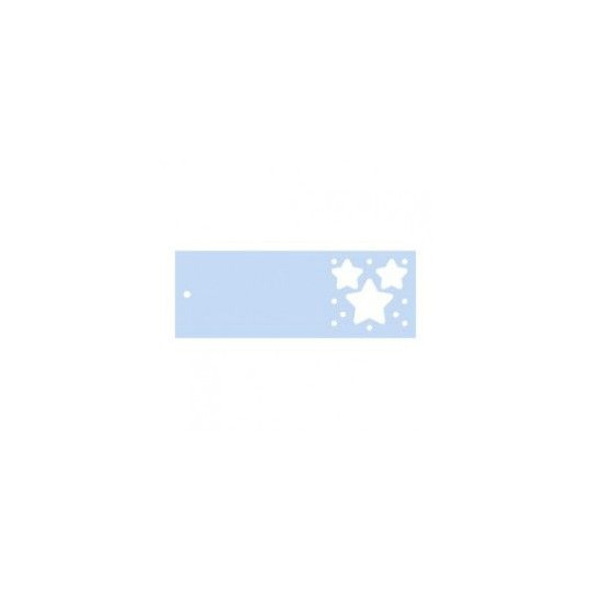 label ster blauw