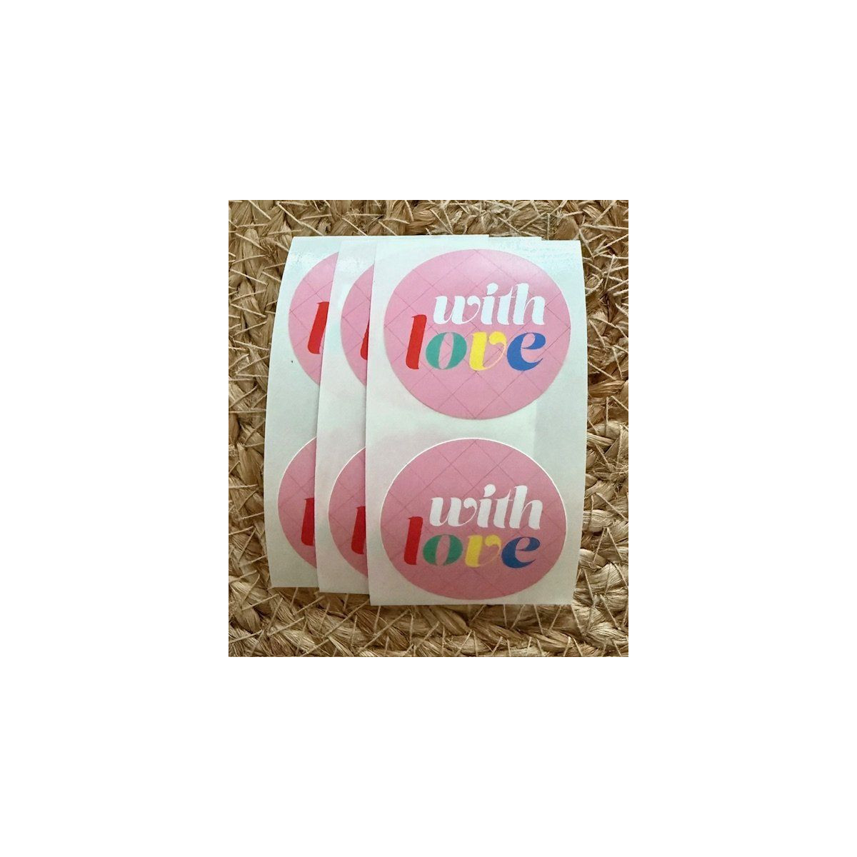 stickers with love kleurtjes