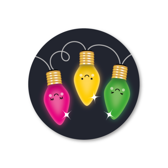stickers lampjes