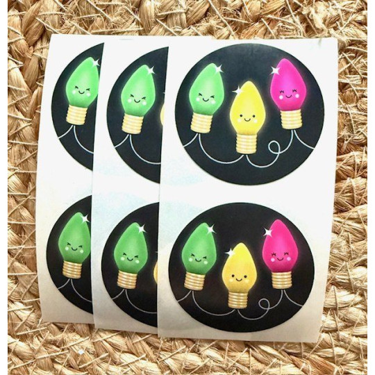 stickers lampjes