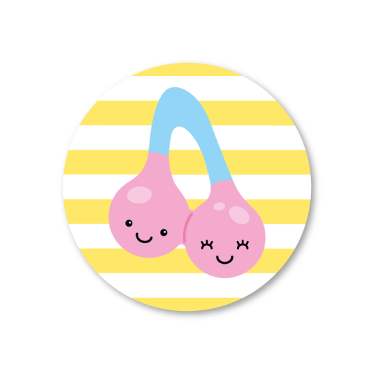 stickers snoep kersjes
